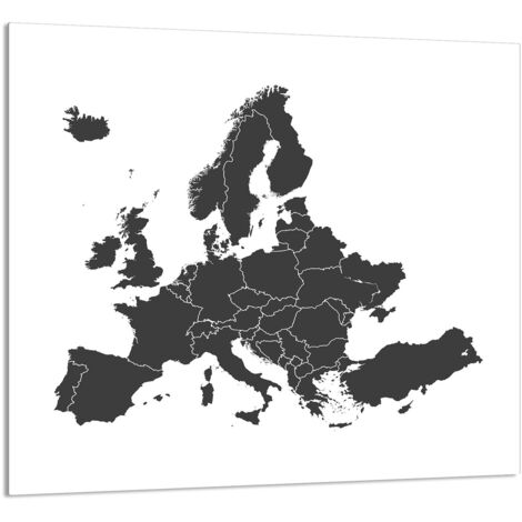 PANEL DE VIDRIO PARA COCINA 65x60 Mapa
