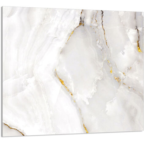 PANEL DE VIDRIO PARA COCINA 65x60 Mármol