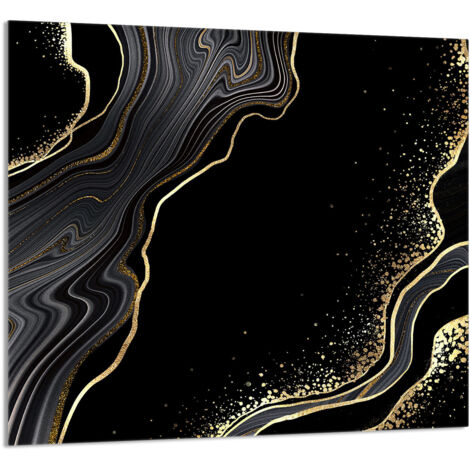 PANEL DE VIDRIO PARA COCINA 65x60 Mármol