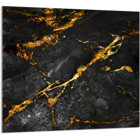 PANEL DE VIDRIO PARA COCINA 65x60 Mármol