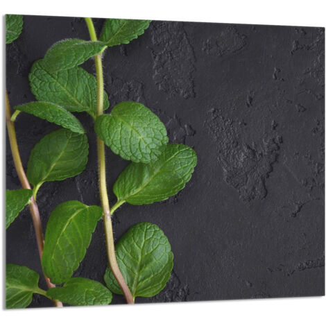 PANEL DE VIDRIO PARA COCINA 65x60 Menta