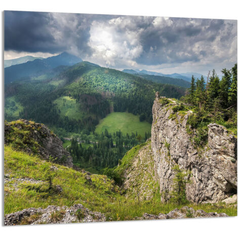 PANEL DE VIDRIO PARA COCINA 65x60 Montañas