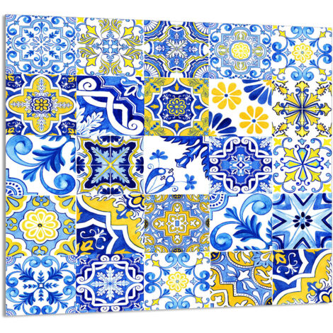 PANEL DE VIDRIO PARA COCINA 65x60 Mosaico
