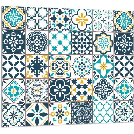 PANEL DE VIDRIO PARA COCINA 65x60 Mosaico