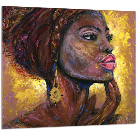 PANEL DE VIDRIO PARA COCINA 65x60 Mujer