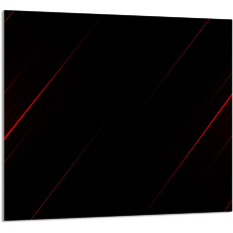 PANEL DE VIDRIO PARA COCINA 65x60 Negro