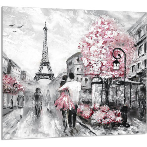 PANEL DE VIDRIO PARA COCINA 65x60 París