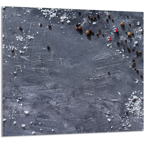 PANEL DE VIDRIO PARA COCINA 65x60 Pizarra