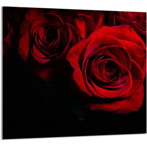 PANEL DE VIDRIO PARA COCINA 65x60 Rosa