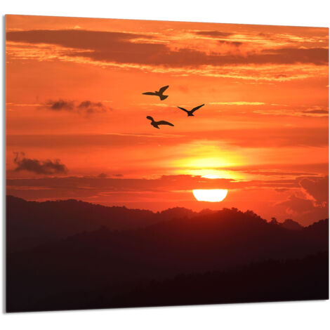 PANEL DE VIDRIO PARA COCINA 65x60 Sol