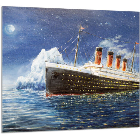 PANEL DE VIDRIO PARA COCINA 65x60 Titanic