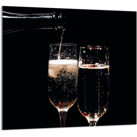 PANEL DE VIDRIO PARA COCINA 65x60 Vino