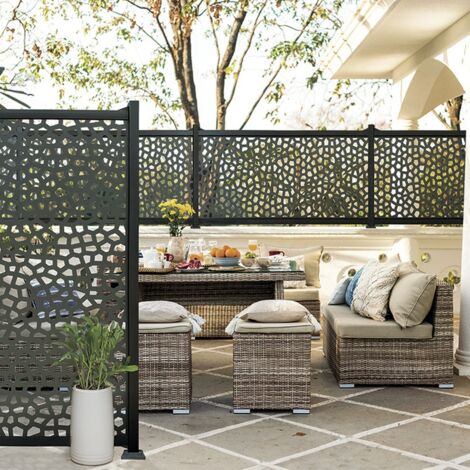 PANEL DECORATIVO MOSAIC REMAKE NEGRO 1X2 M NORTENE