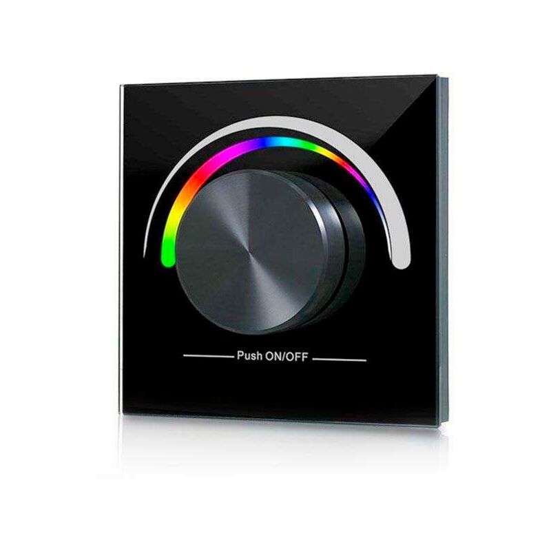 

Panel frontal LB2836 RGB, Ruleta pared, negro