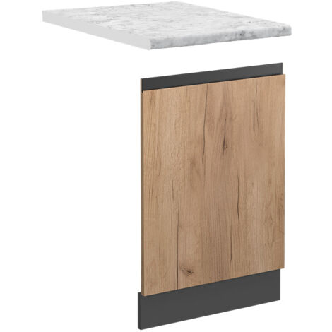 Panel frontal R-Line, Roble dorado, 45 cm , ET Mármol, Vicco