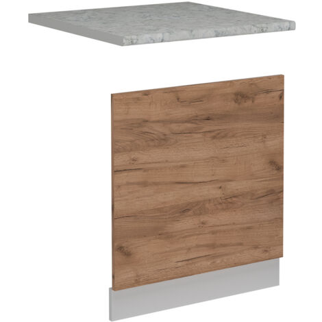 Panel frontal R-Line, Roble dorado, 60 cm ET Mármol, Vicco