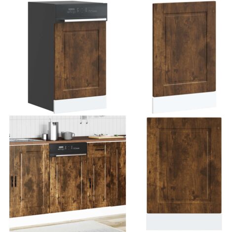 Panel lavavajillas Porto madera contrachapada roble ahumado - Madera contrachapada - Protección para lavavajillas