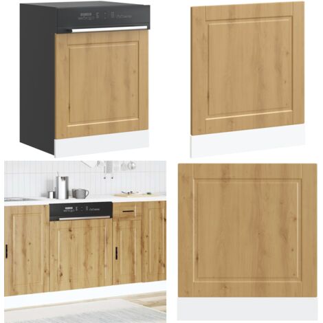 Panel lavavajillas Porto madera contrachapada roble artesanal - Madera contrachapada - Panel de cocina
