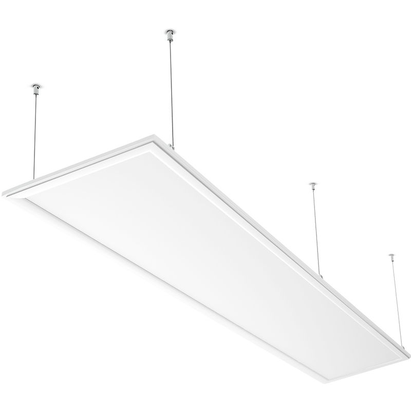 

Panel LED 120×30cm - 40W Equivalente a 150W, 2800 lúmenes Pantallas LED de Techo, Blanco Cálido (2800-3200K), Plafón LED Interior/Oficina