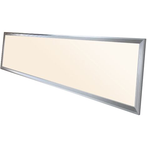 Panel LED 42W 120x30cm 3000K lámpara de techo plafón luminaria luz blanco cálido
