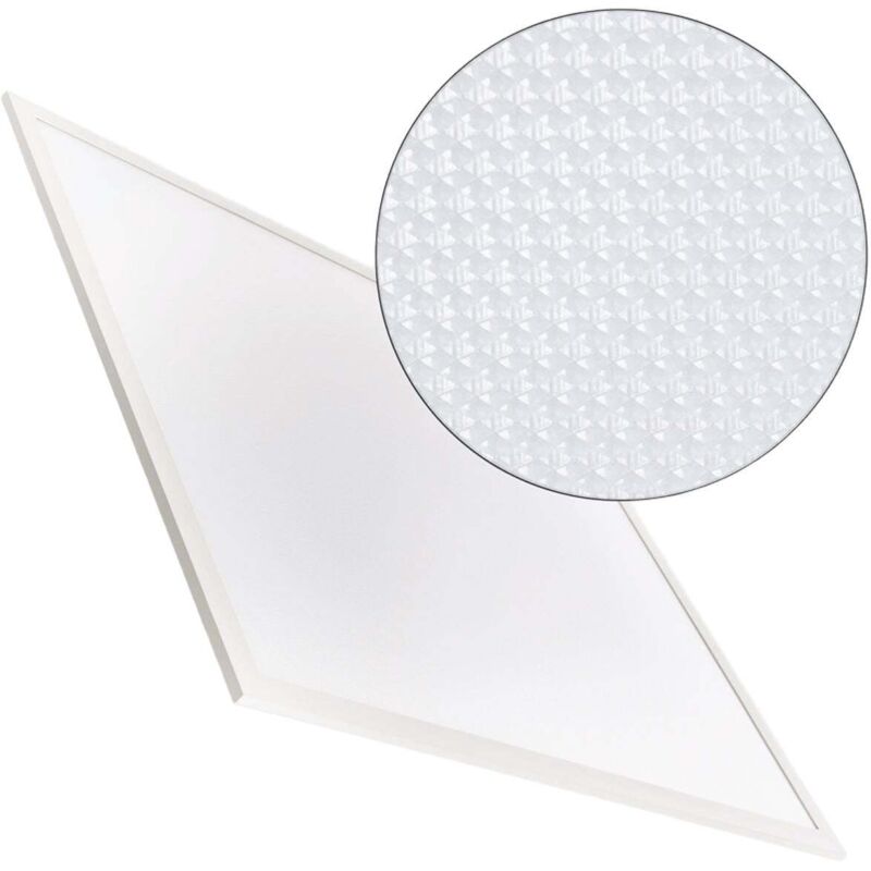 Panel LED 60x60 cm 40W 4000lm Microprismático (UGR17) Certadrive No Flicker 6000K Industrial Blanco Frío
