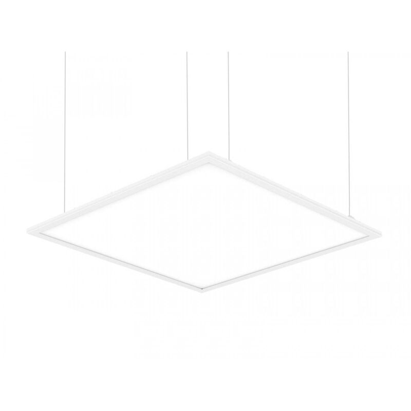Panel LED 60x60 cm 40W 4000lm Microprismático UGR17 + Kit de suspensión 6000K LIFUD Industrial Blanco Frío