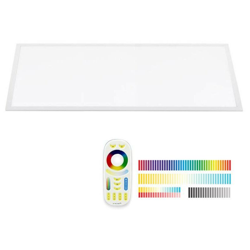

Panel LED Backlit 40W, FUT045A, RGB + CCT, RF, 30x120cm, RGB + Blanco dual - RGB + Blanco dual