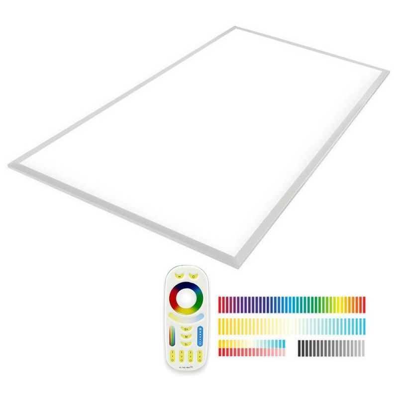 

Panel LED Backlit 65W, FUT045A, RGB + CCT, RF, 60x120cm, RGB + Blanco dual, regulable - RGB + Blanco dual