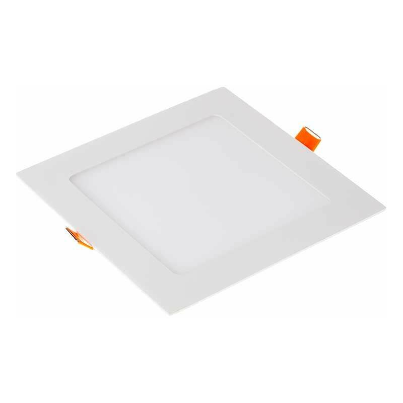 

Downlight led extraplano cuadrado blanco 12W 120° Temperatura de color - 3000K Blanco cálido