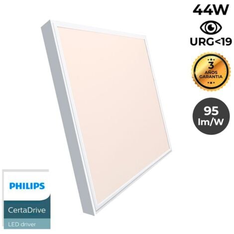 BARCELONA LED Panel LED De Superficie Slim 60X60 Cm - Driver PHILIPS - 44W - - Blanco Frío