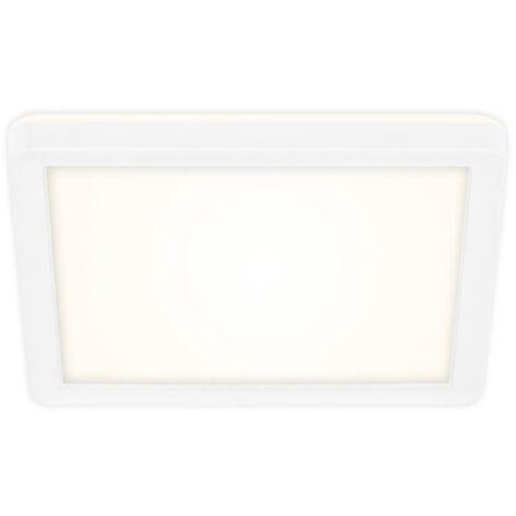 Panel LED delgado, 19 cm, 1400 lúmenes, 12 vatios, blanco