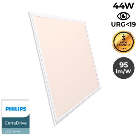 Panel LED empotrable 60X60cm 44W 3960LM UGR19 Philips Driver