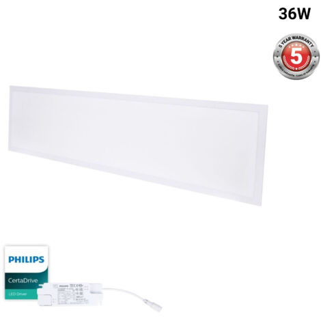 Panel LED Empotrable Backlight 120x30cm 36W -135lm/W - UGR22 - - Blanco Frío
