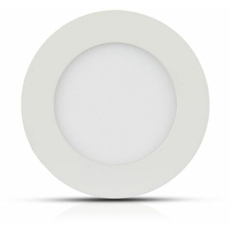 Panel LED mini V-TAC de 24 W con chip Samsung, montaje empotrado, redondo, blanco cálido