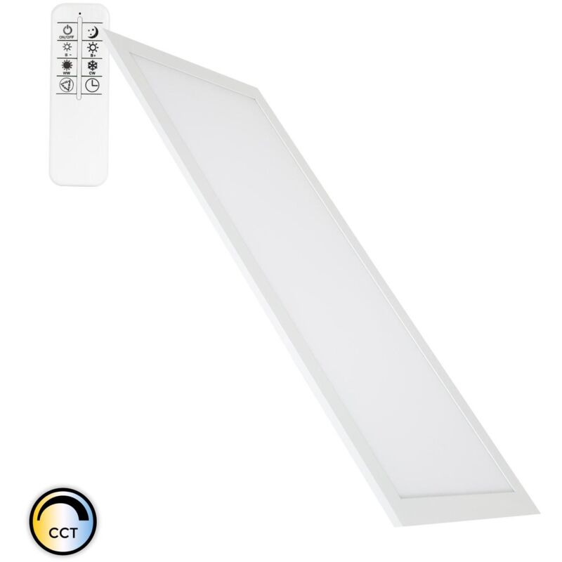 

Efectoled - Panel LED 60x30cm 32W 2700lm Slim Regulable CCT Seleccionable Seleccionable (Cálido-Neutro-Frío) - Seleccionable (Cálido-Neutro-Frío)
