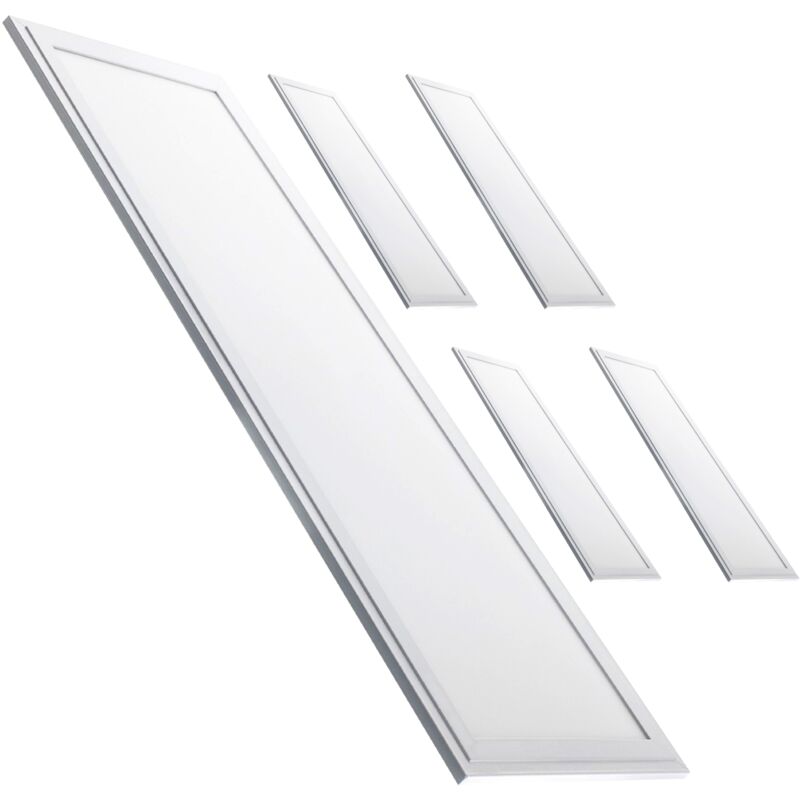 

Panel LED Slim 120x30cm 48W 4400LM | Blanco Cálido 3000K - Pack 5 Uds. - Blanco Cálido 3000K