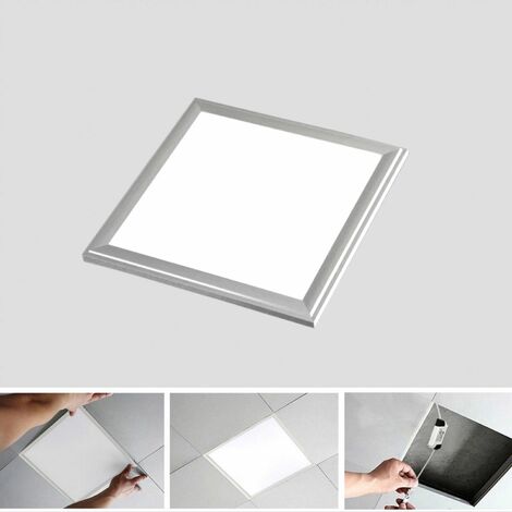 Panel LED Slim 30x30cm 12W Marco Plata 6000K