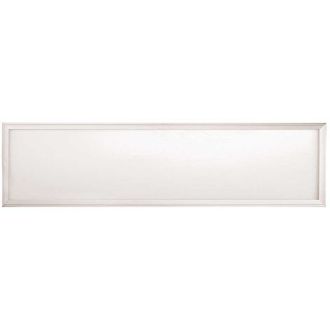 main image of "Panel LED SMD extraplano rectangular empotrable, blanco mate, 140º, 3200 lúmenes, 4000K, blanco neutro, IP20. No regulable."