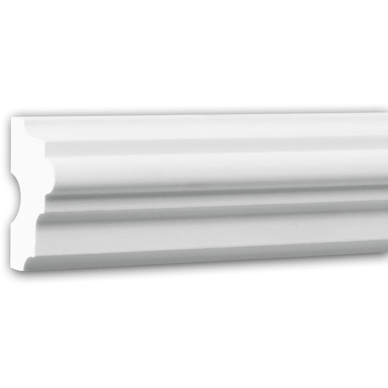 Panel Moulding 151304 Profhome Dado Rail Decorative Moulding Frieze Moulding Neo-Classicism style white 2 m - white