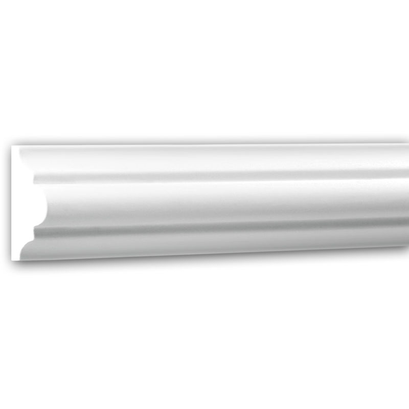 Panel Moulding 151308 Profhome Dado Rail Decorative Moulding Frieze Moulding Neo-Classicism style white 2 m - white