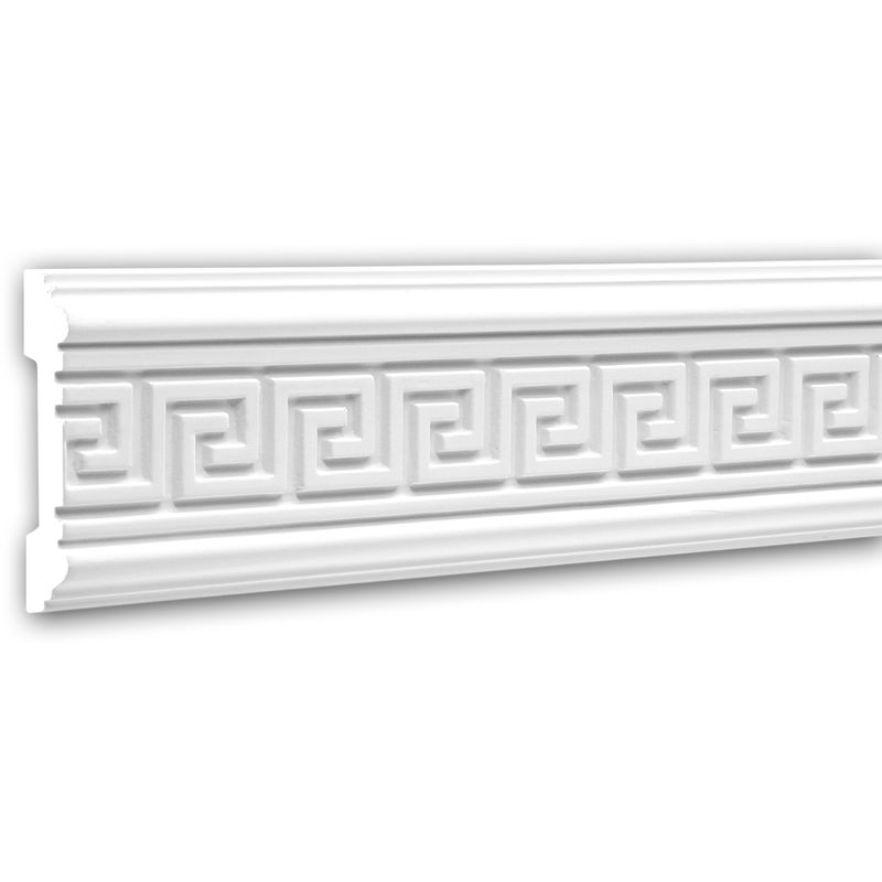 Profhome Decor - Panel Moulding 151311 Profhome Dado Rail Decorative Moulding Frieze Moulding timeless classic design white 2 m