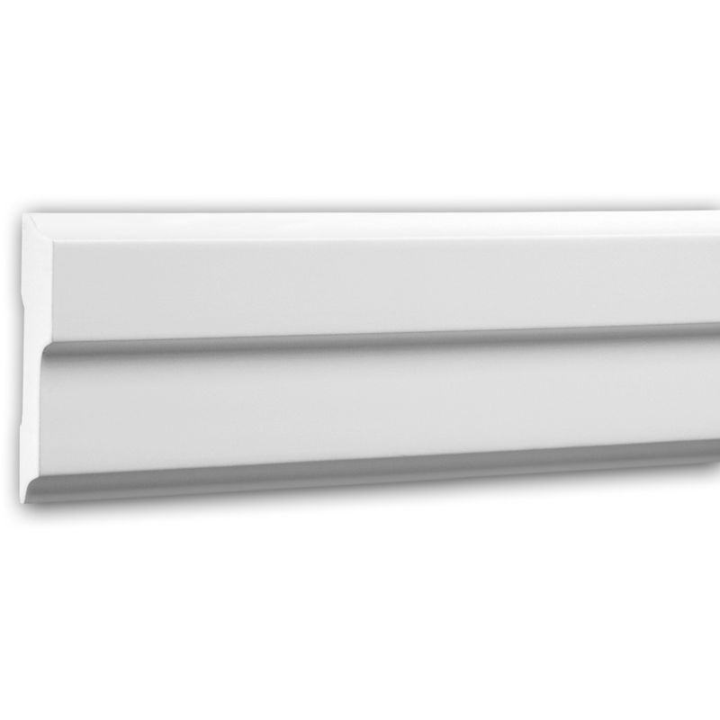 Profhome Decor - Panel Moulding 151342 Profhome Dado Rail Decorative Moulding Frieze Moulding contemporary design white 2 m