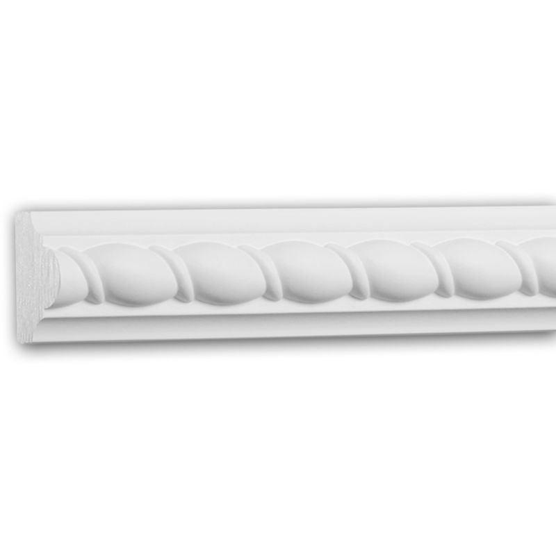 Panel Moulding 151353 Profhome Dado Rail Decorative Moulding Frieze Moulding Neo-Empire style white 2 m