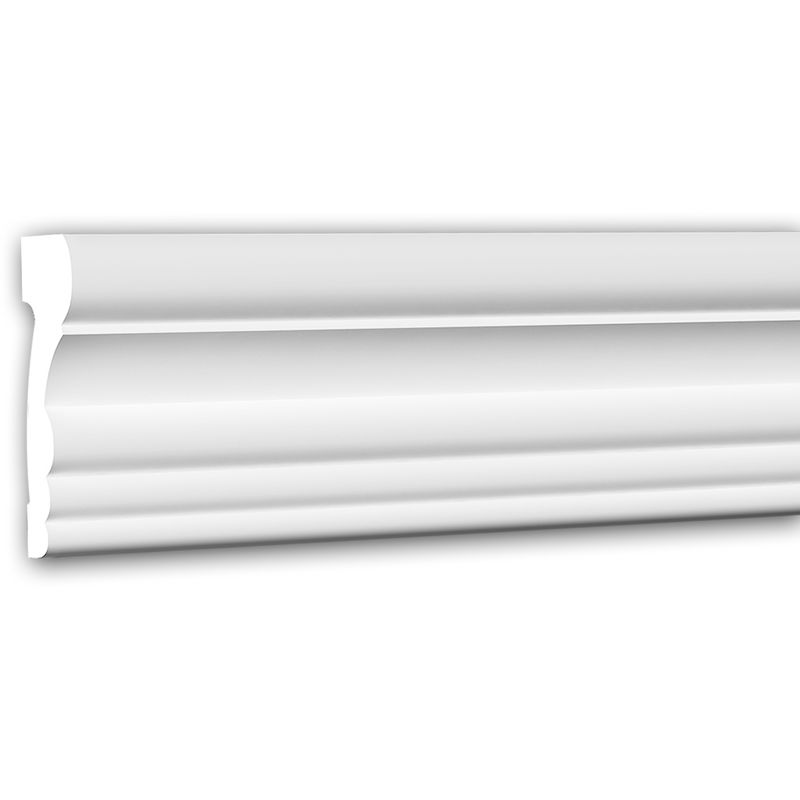 Panel Moulding 151354 Profhome Dado Rail Decorative Moulding Frieze Moulding Neo-Classicism style white 2 m