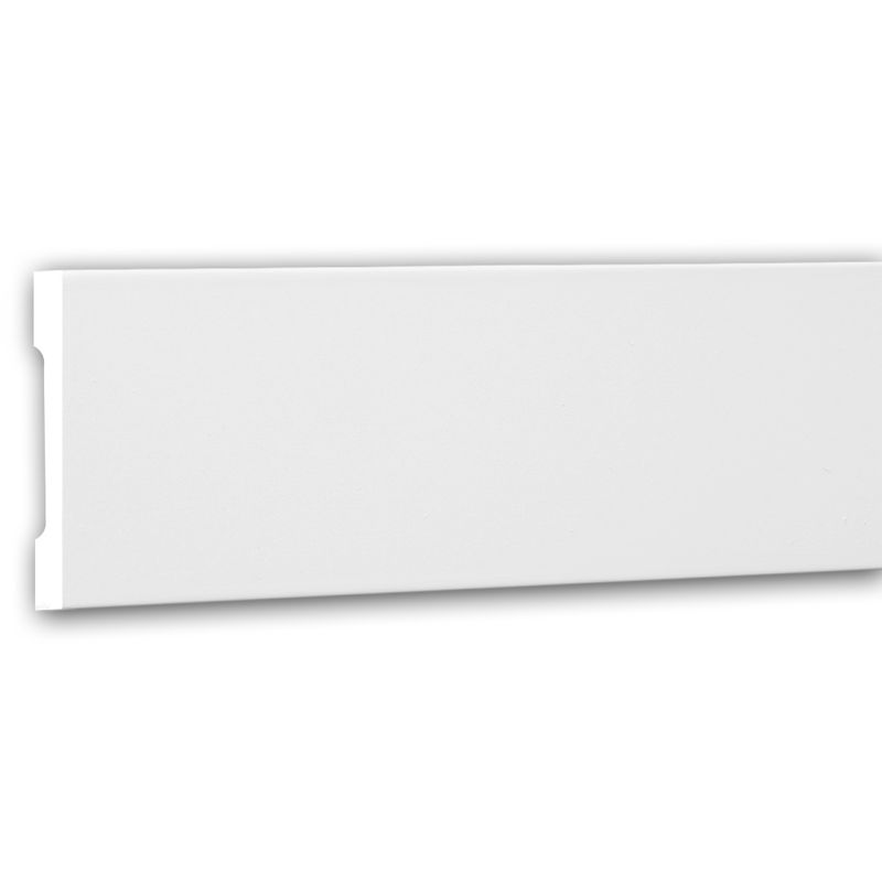 Profhome Decor - Panel Moulding 151362 Profhome Dado Rail Decorative Moulding Frieze Moulding contemporary design white 2 m - white