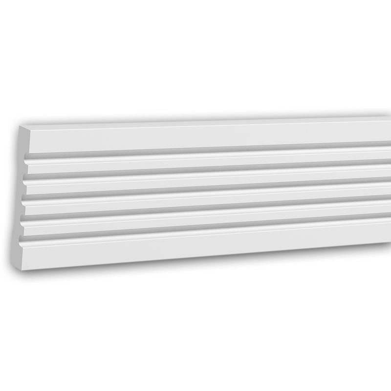 Profhome Decor - Panel Moulding 151370 Profhome Dado Rail Decorative Moulding Frieze Moulding contemporary design white 2 m