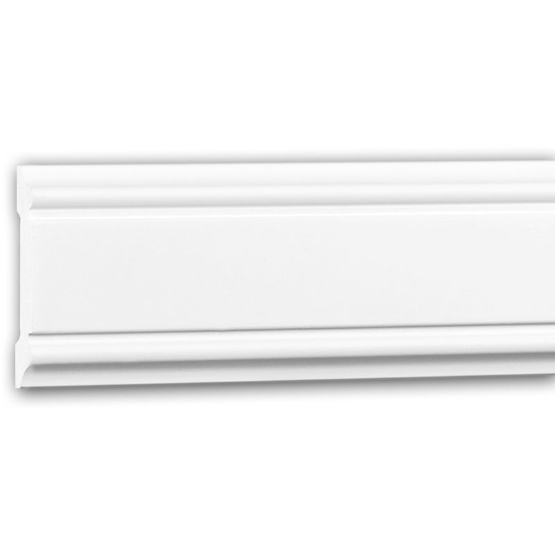 Profhome Decor - Panel Moulding 151384 Profhome Dado Rail Decorative Moulding Frieze Moulding Neo-Classicism style white 2 m