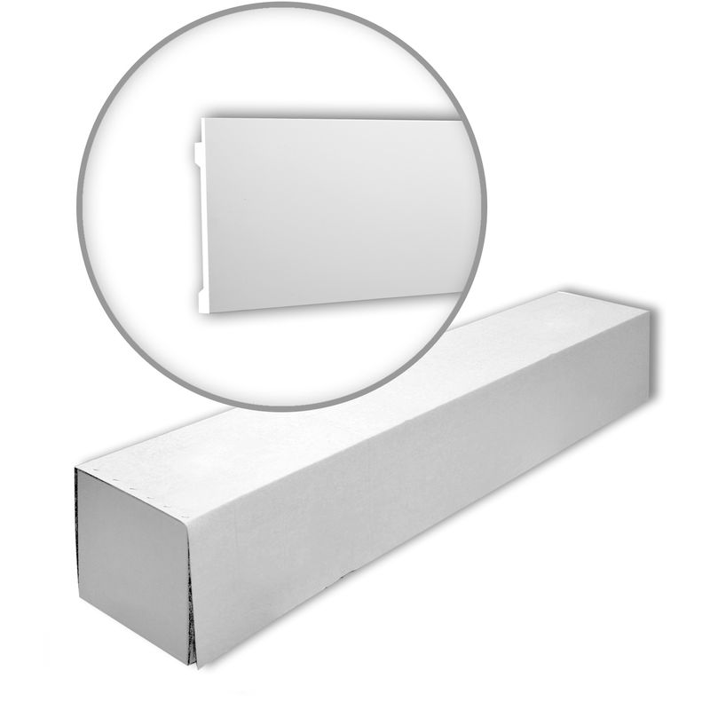 Profhome Decor - Profhome 151606 1 Box 6 pieces Panel moulding 12 m - white