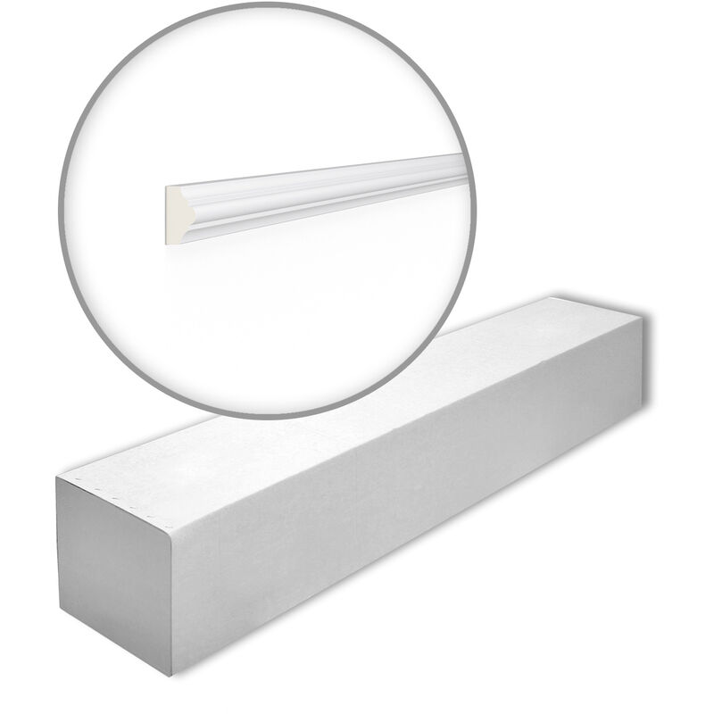 NMC - SP3-box arstyl Noel Marquet 1 Box 50 pieces Panel moulding timeless classic design white 100 m - white