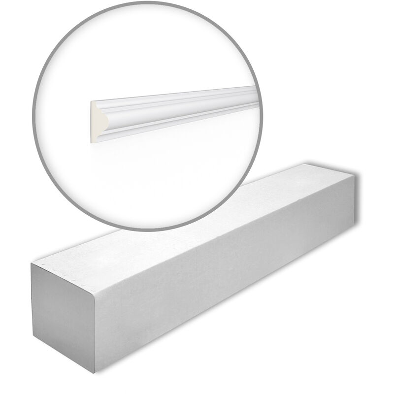 NMC - Z10-box arstyl Noel Marquet 1 Box 50 pieces Panel moulding timeless classic design white 100 m